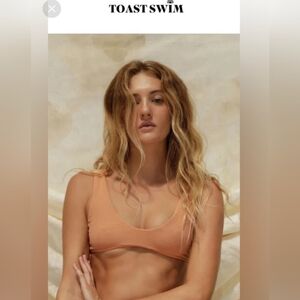 Toast swim x free people bikini Top